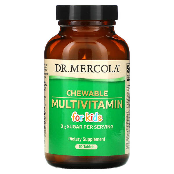 Жевательные мультивитамины для детей, 60 таблеток Dr. Mercola