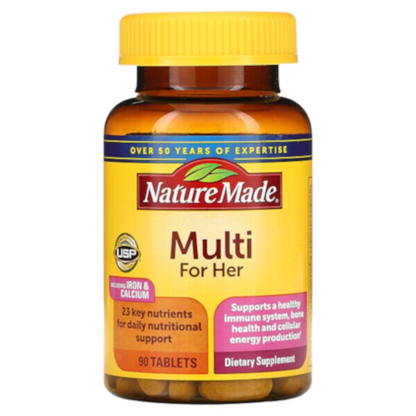 Мультивитамин для женщин - 90 таблеток - Nature Made Nature Made