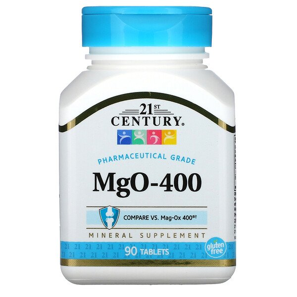 MgO-400, 90 таблеток 21st Century
