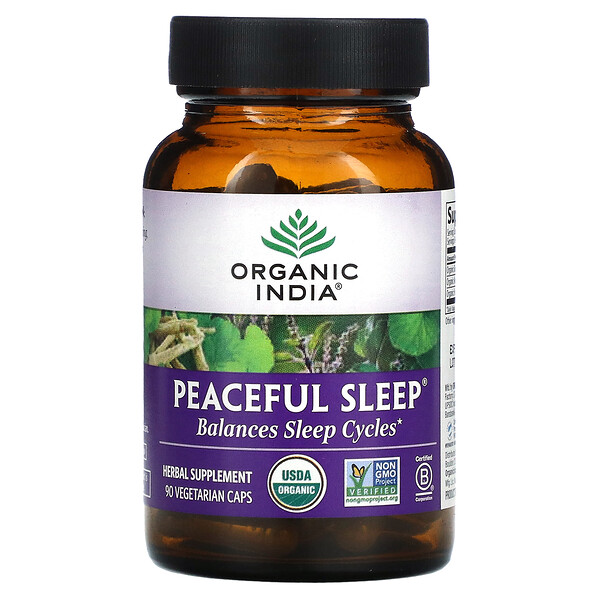 Мирный сон - 90 вегетарианских капсул - Organic India Organic India