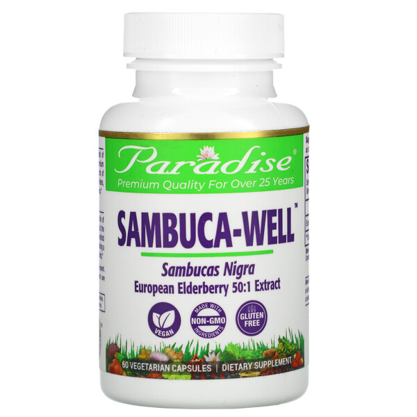 Sambuca-Well, 60 Vegetarian Capsules (Вегетарианские капсулы) Paradise Herbs