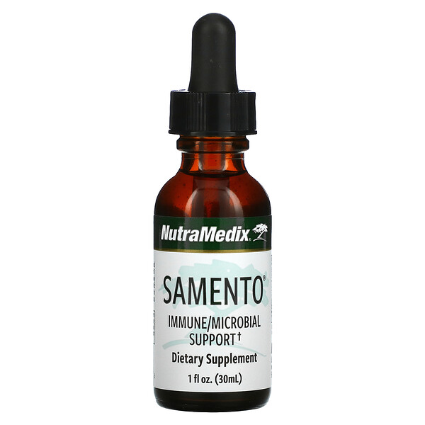 Samento, Поддержка иммунитета/микробов, 1 жидкая унция (30 мл) NutraMedix