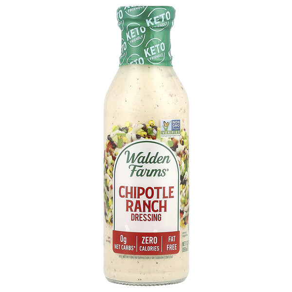 Заправка Chipotle Ranch, 12 жидких унций (355 мл) Walden Farms