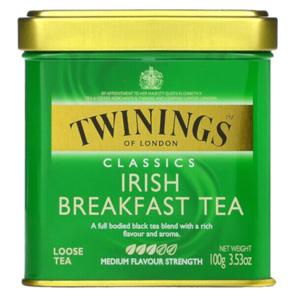 Classics, Рассыпной чай Irish Breakfast, 3,53 унции (100 г) Twinings