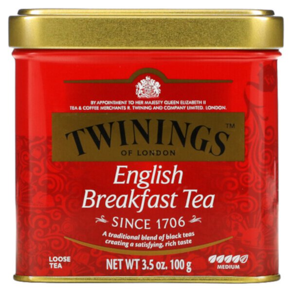 Рассыпной чай English Breakfast, 3,5 унции (100 г) Twinings