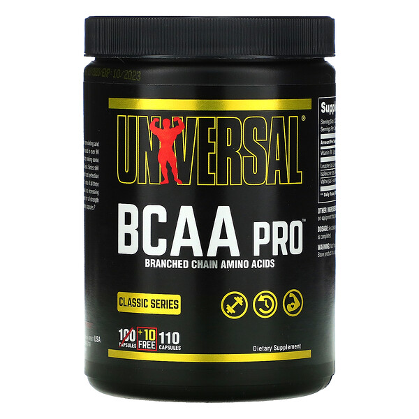 Classic Series, BCAA Pro, 110 капсул Universal Nutrition