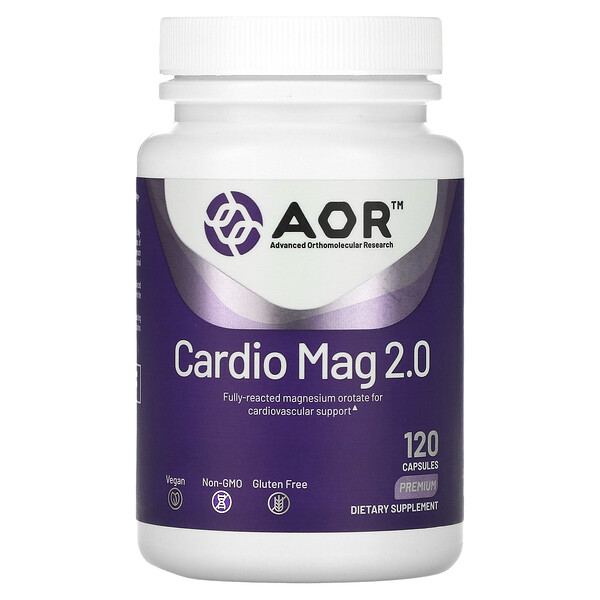 Cardio Mag 2.0 - 120 капсул - Advanced Orthomolecular Research AOR Advanced Orthomolecular Research AOR