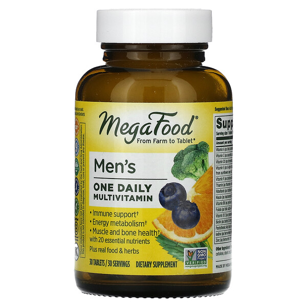 Men’s One Daily, 30 таблеток MegaFood