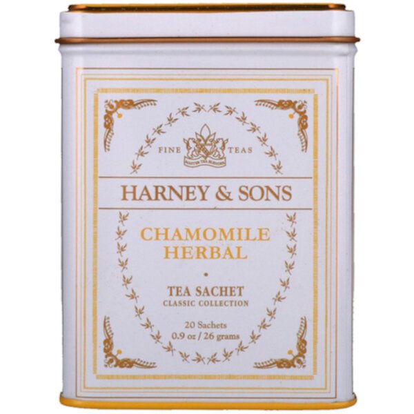 Fine Teas, Ромашковый травяной сбор, 20 пакетиков, 0,9 унции (26 г) Harney & Sons