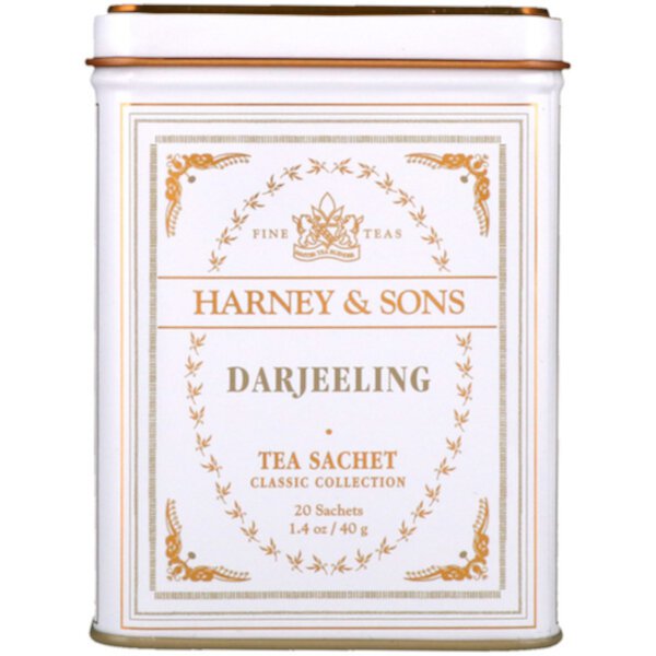 Fine Teas, Darjeeling, 20 чайных пакетиков, 1,4 унции (40 г) Harney & Sons