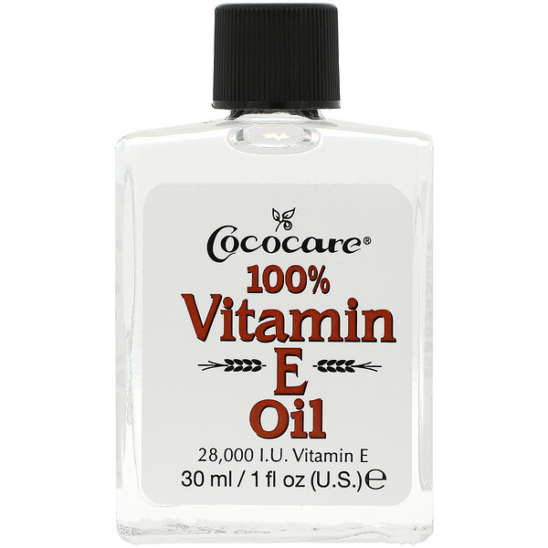100% масло с витамином Е, 28 000 МЕ, 1 жидкая унция (30 мл) Cococare