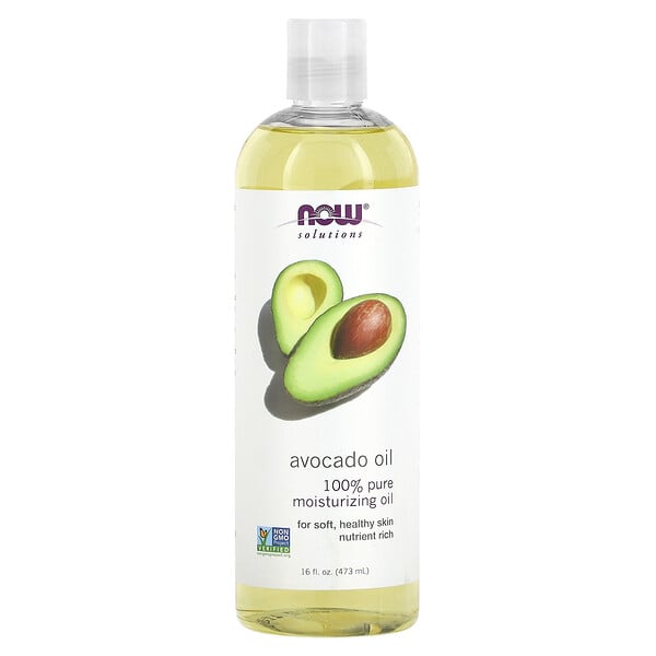 Solutions, Масло авокадо, 16 жидких унций (473 мл) NOW Foods