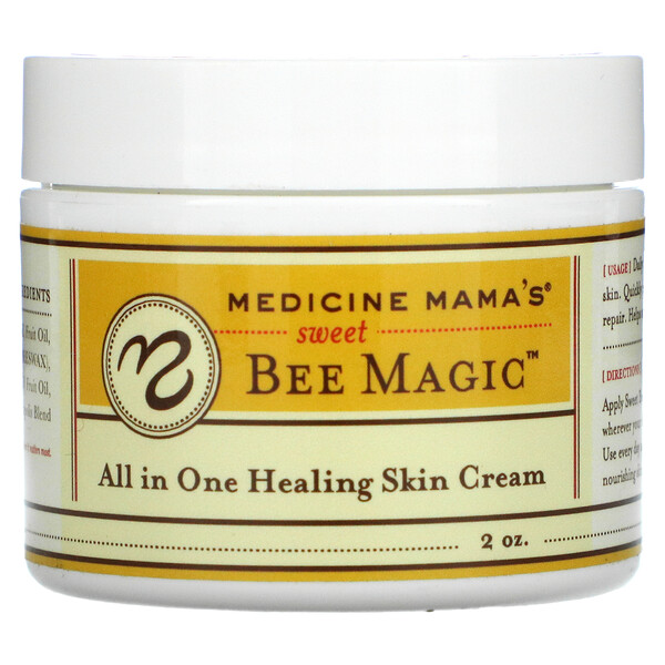 Sweet Bee Magic, Целебный крем для кожи All In One, 2 унции Medicine Mama's