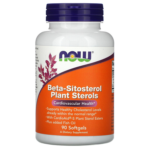 Beta-Sitosterol растительные стеролы - 90 капсул - NOW Foods NOW Foods