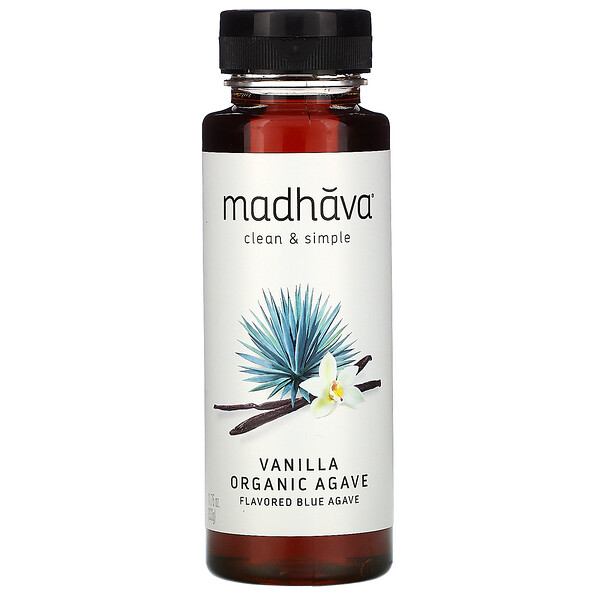Органическая агава, ваниль, 11,75 унций (333 г) Madhava Natural Sweeteners