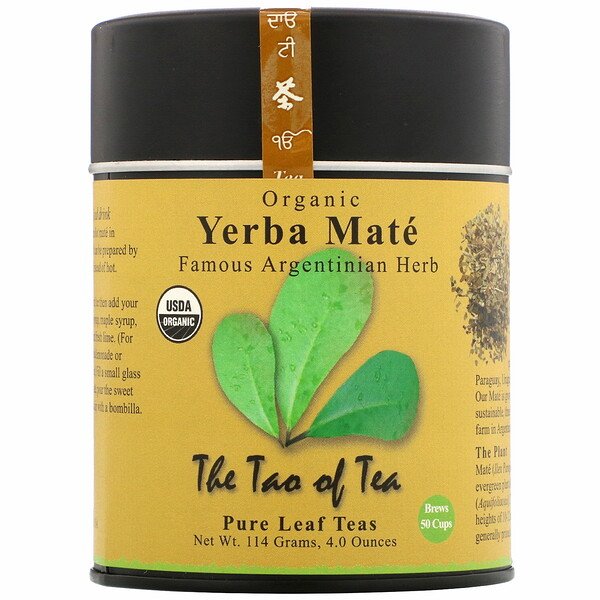 Органический чай Yerba Mate, 4,0 унции (114 г) The Tao of Tea