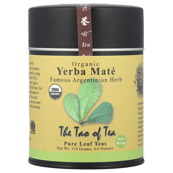 Органический чай Yerba Mate, 4,0 унции (114 г) The Tao of Tea