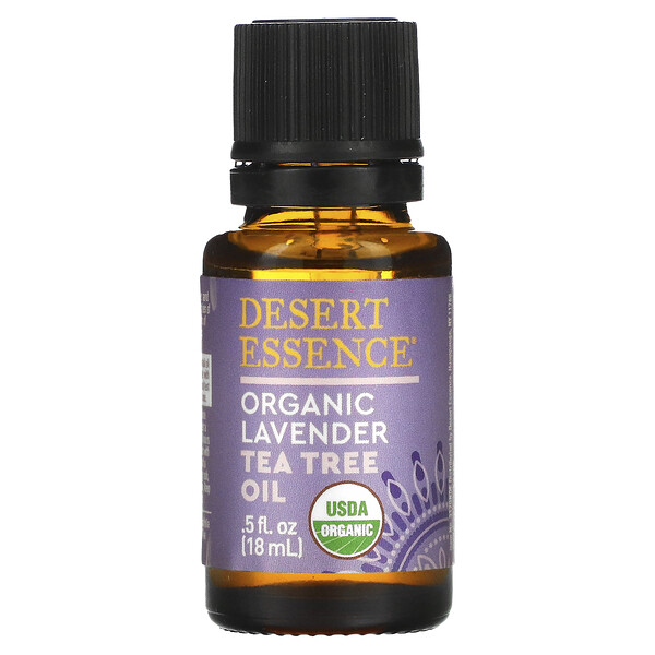 Органическое лавандовое масло чайного дерева, 18 мл (0,6 жидк. унции) Desert Essence