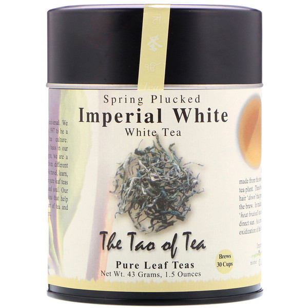 Весенний белый чай, Imperial White, 1,5 унции (43 г) The Tao of Tea