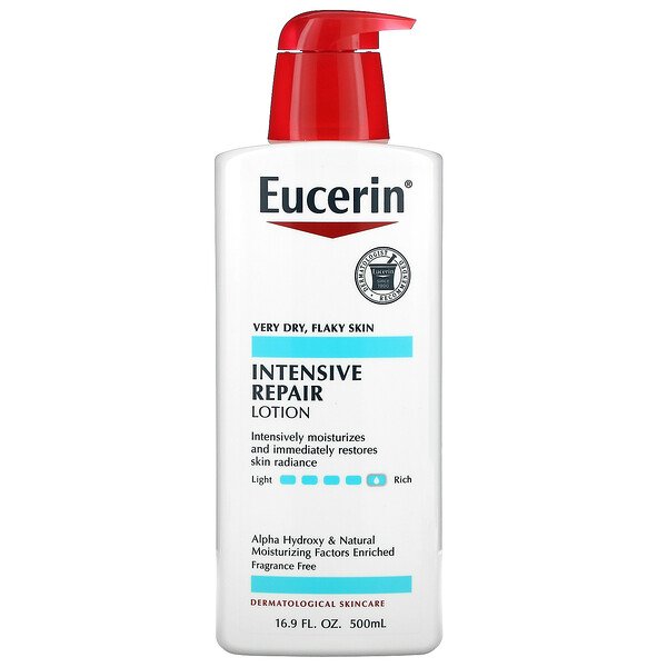 Интенсивный восстанавливающий лосьон, без запаха, 16,9 жидких унций (500 мл) Eucerin