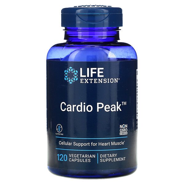 Cardio Peak, 120 вегетарианских капсул Life Extension