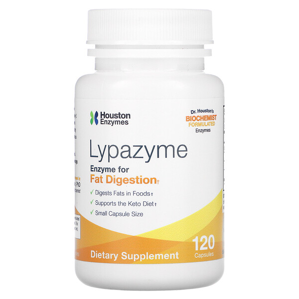 Lypazyme - 120 капсул - Houston Enzymes Houston Enzymes