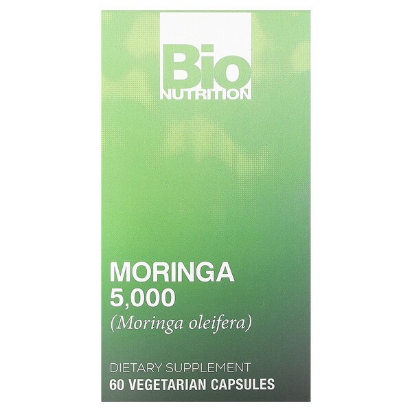 Моринга, 5000 мг, 60 вегетарианских капсул Bio Nutrition