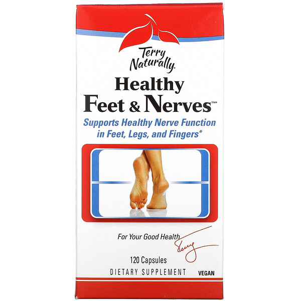 Здоровье ног и нервов - 120 капсул - Terry Naturally Terry Naturally