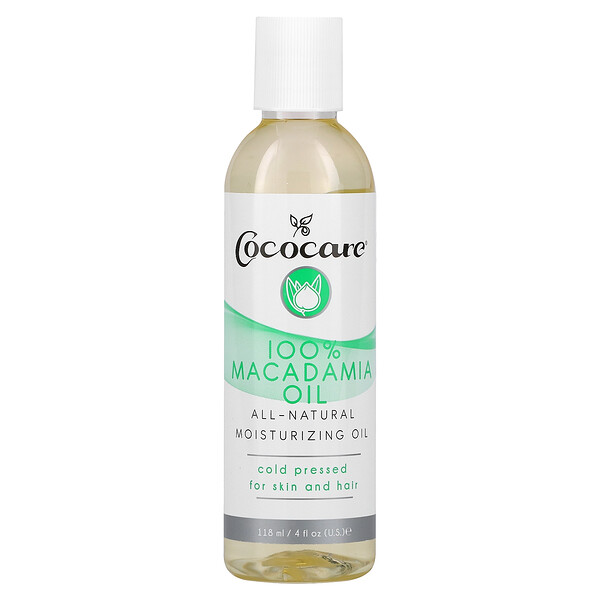 100% масло макадамии, 4 жидких унции (118 мл) Cococare