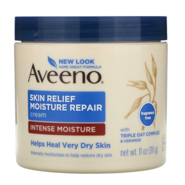 Active Naturals, Восстанавливающий увлажняющий крем Skin Relief, без запаха, 11 унций (311 г) Aveeno