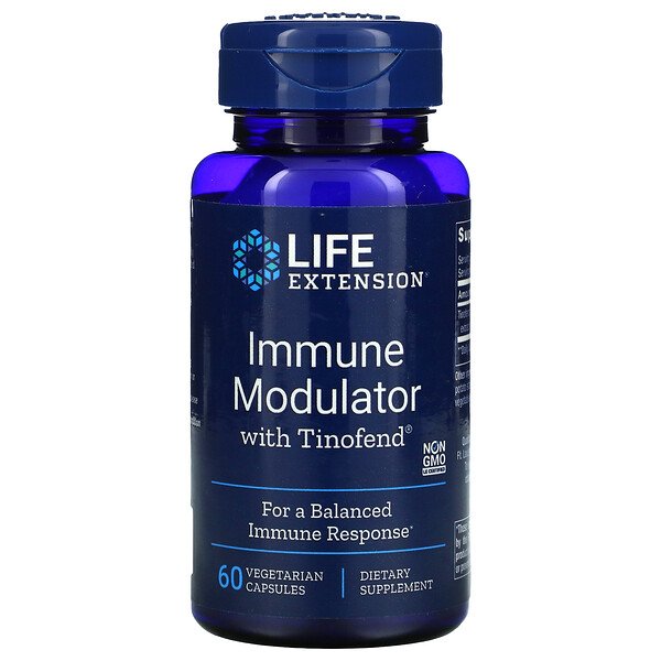 Immune Modulator with Tinofend, 60 Vegetarian Capsules (Вегетарианские капсулы) Life Extension