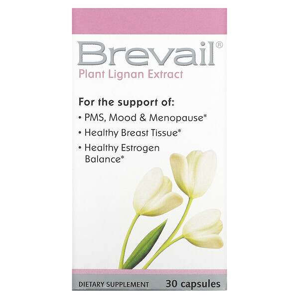 Brevail Plant Lignan Extract, 30 Capsules (Капсулы) Barlean's