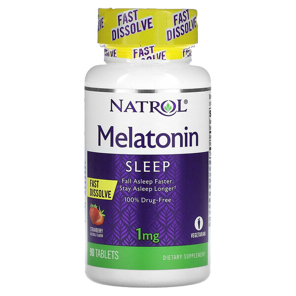 Мелатонин - 1 мг - 90 таблеток - Natrol Natrol