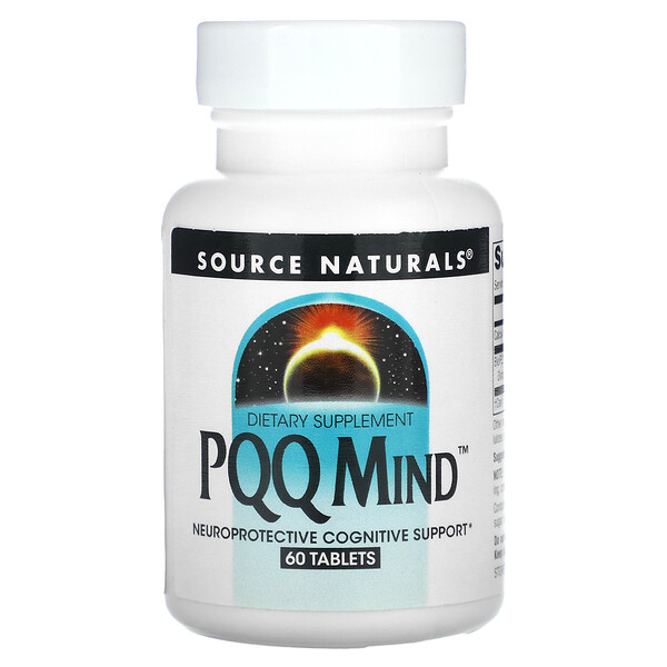 PQQ Mind, 60 таблеток Source Naturals