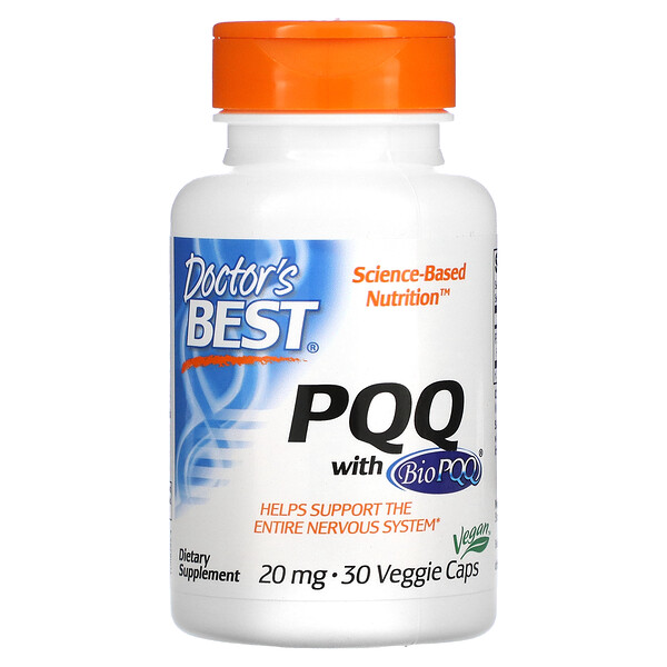 PQQ с BioPQQ, 20 мг, 30 растительных капсул Doctor's Best