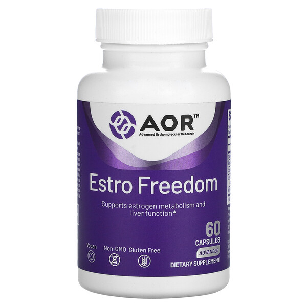Estro Freedom, 60 вегетарианских капсул Advanced Orthomolecular Research AOR