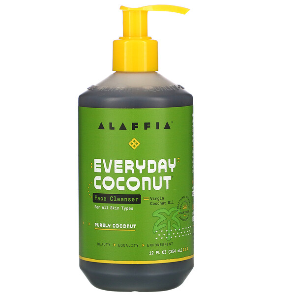 Everyday Coconut, очищающее средство для лица, 12 жидких унций (354 мл) Alaffia