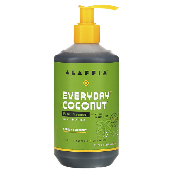Everyday Coconut, очищающее средство для лица, 12 жидких унций (354 мл) Alaffia