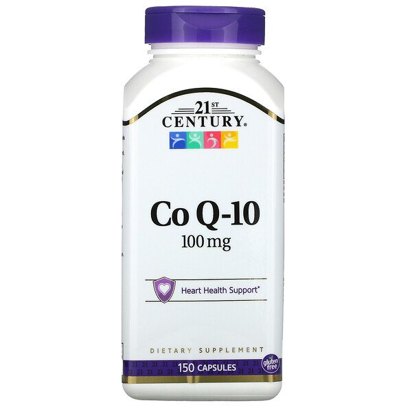 CoQ10 - 100 мг - 150 капсул - 21st Century 21st Century