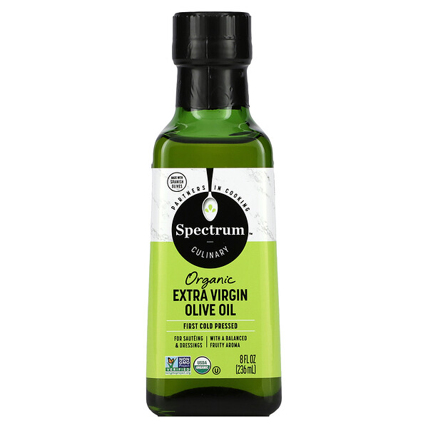 Органическое оливковое масло Extra Virgin, 8 жидких унций (236 мл) Spectrum