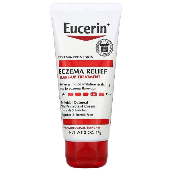 Eczema Relief, Лечение обострений, 2 унции (57 г) Eucerin