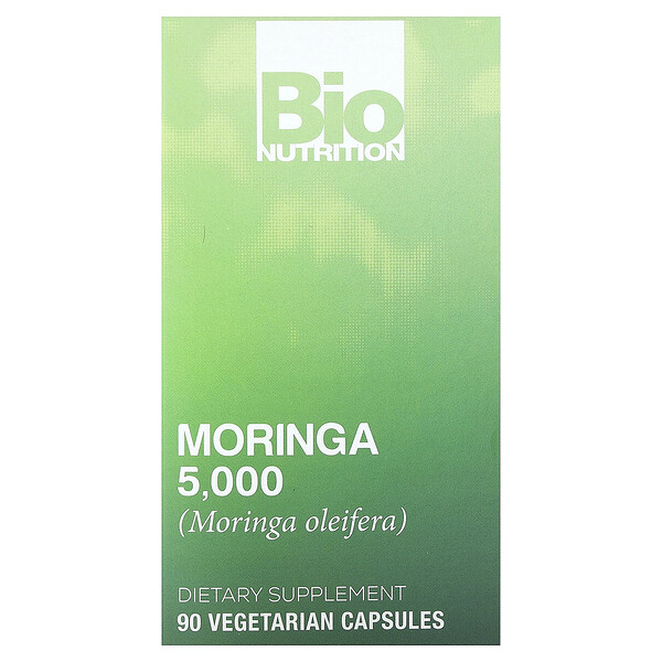 Moringa 5,000, 90 Vegetable Capsules (Растительные капсулы) Bio Nutrition