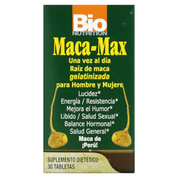 Мака Макс, 30 таблеток Bio Nutrition