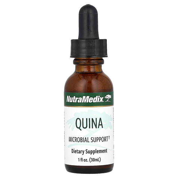 Quina, Микробиологическая поддержка, 1 жидкая унция (30 мл) NutraMedix