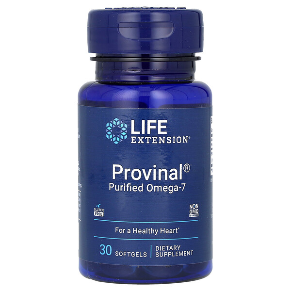 Provinal очищенная омега-7, 30 мягких капсул Life Extension