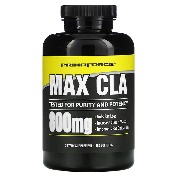 Макс CLA, 800 мг, 180 мягких таблеток Primaforce