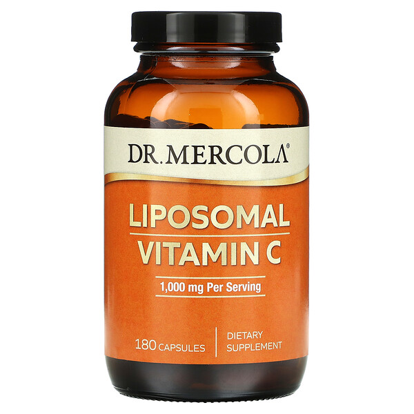 Липосомальный витамин С, 500 мг, 180 капсул Dr. Mercola