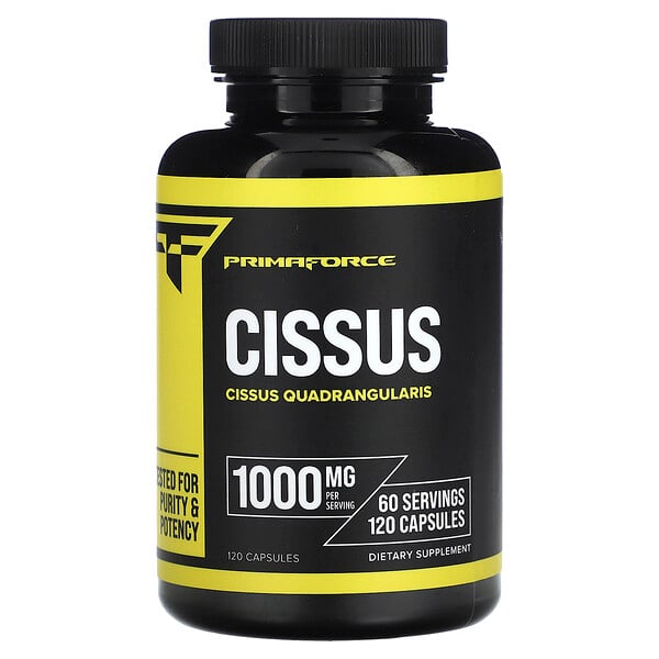 Циссус (Cissus Quadrangularis), 1000 мг, 120 капсул (500 мг на капсулу) Primaforce