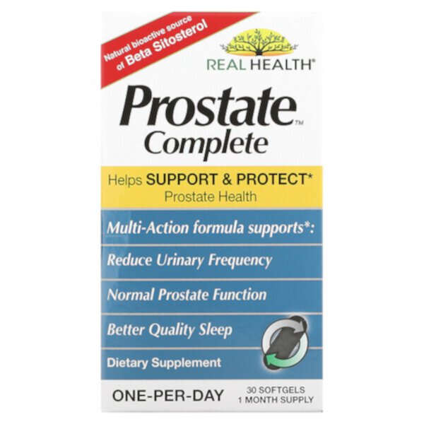 Prostate Complete, 30 гелевых капсул Real Health