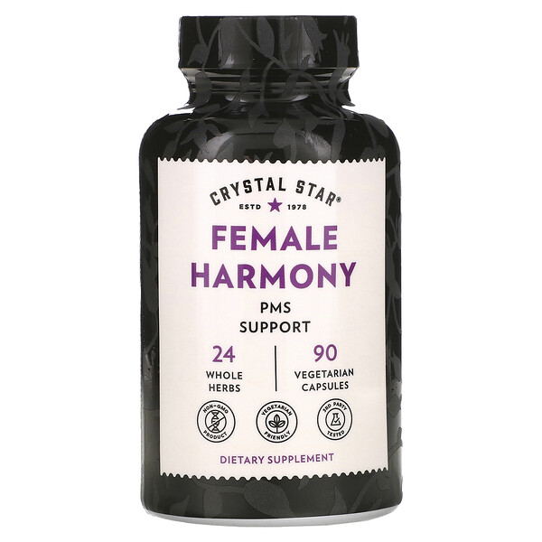 Female Harmony, 90 Vegetarian Capsules (Вегетарианские капсулы) Crystal Star